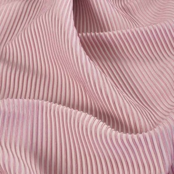 Pink jacquard with stripes