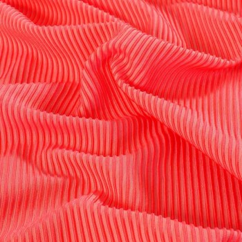 Coral jacquard with stripes