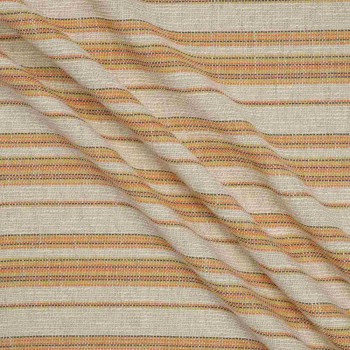 Orange rustic jacquard