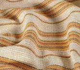 Orange rustic jacquard