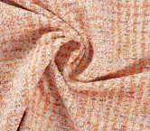 Tweed fantasÍa multicolor naranja