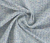 Tweed multicolor con lamÉ azul