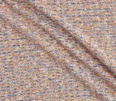 Tweed multicolor con lamÉ fuxia azul