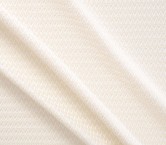 Ivory jacquard zig-zag