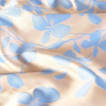 Nude lavander mikado jacquard