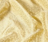 Jacquard con paillettes oro