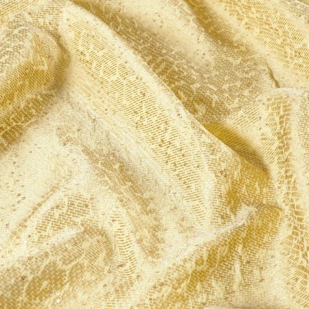 Jacquard con paillettes oro