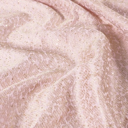 Light pink jacquard with sequins