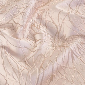 Jacquard floral nude