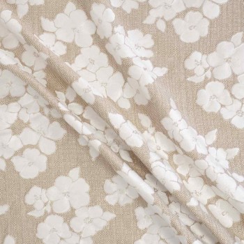 Sesame rustic floral  jacquard