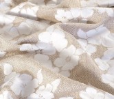 Sesame rustic floral  jacquard