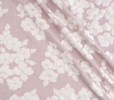 Pink rustic floral  jacquard