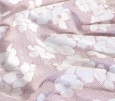 Pink rustic floral  jacquard