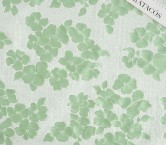 Green rustic floral  jacquard