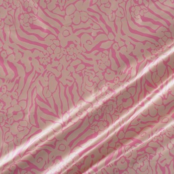 Fuxia mikado jacquard