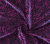 Jacquard fuxia marino