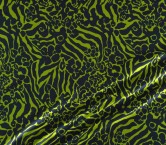 Jacquard mikado verde turquesa