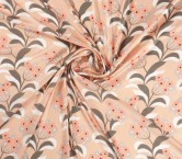 Peach floral print